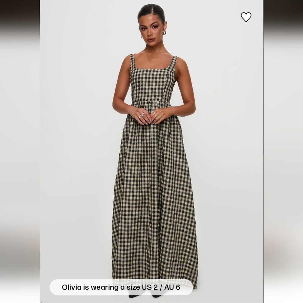 Princess Polly Cartmel Maxi Dress Black / Cream
